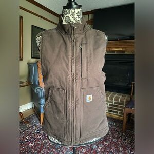 Carhartt Washed Duck Sherpa-Lined Vest